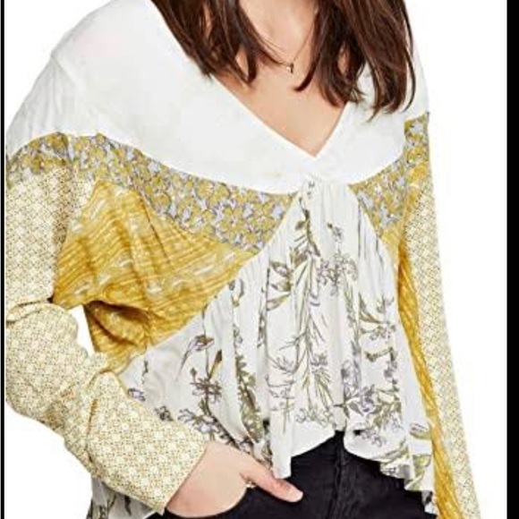 Free people Aloha patchwork top - Picture 2 of 3